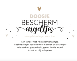 Doosje bescherm engeltjes (slinger)