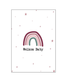 Postcard: welkom baby
