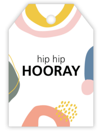 Kadokaartje: hip hip HOORAY