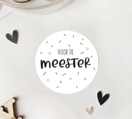 5 x kadosticker: voor de meester