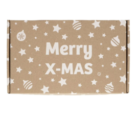 Doosje vol kerst leuks 'Lots of love for X-mas and the new year'