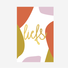 Minikaartje 'Liefs' (K)