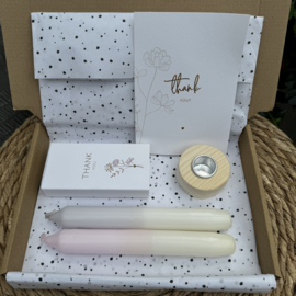 Doosje vol leuks 'thank you'