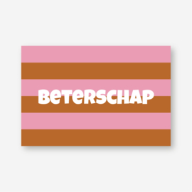 Minikaartje 'Beterschap' (K)