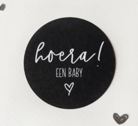 5 x kadosticker: hoera! een baby