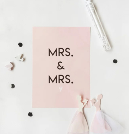 Postcard: MRS. & MRS.