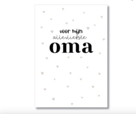 Postcard: voor mijn allerliefste OMA