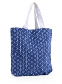 Triangle tas, denim blauw