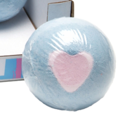 Bruisbal XL 'blueberry heart' (dankjewel voor de bruisende tijd)