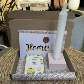 Doosje vol leuks 'HOERA'