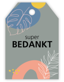 Kadokaartje: super bedankt