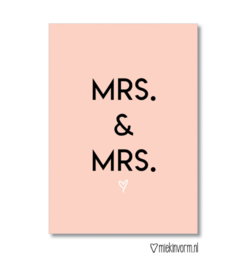 Postcard: MRS. & MRS.