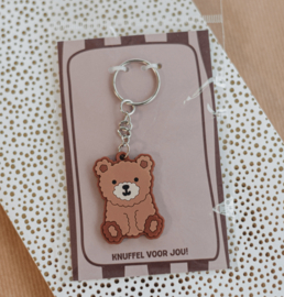 Tas/sleutelhanger 'Beertje'