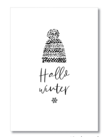 Poster A4, Hallo winter
