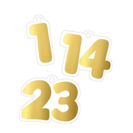 Kadolabels Advent 1 t/m 24