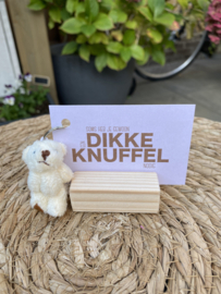 Minikaartje & knuffelbeertje 'soms heb je gewoon een dikke knuffel nodig'