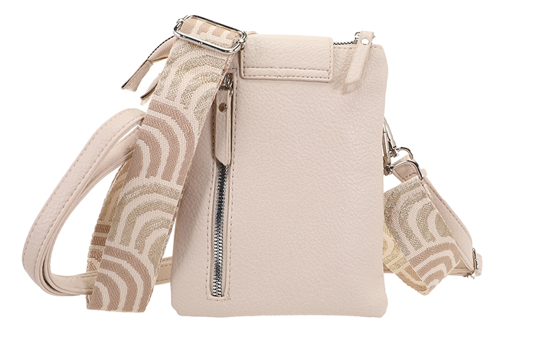 Crossbody en (telefoon)tasje Horton, naturel