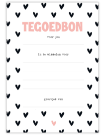 Tegoedbon: voor jou...(incl kadozakje)