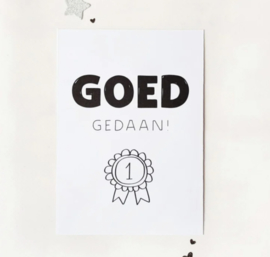 Postcard: GOED gedaan!