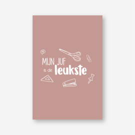 Minkaartje: mijn juf is de leukste (KS)