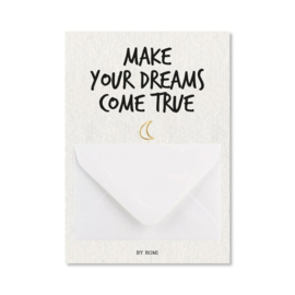 Geldkaart: make your dreams come true