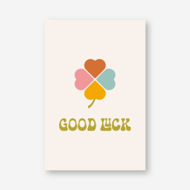 Minikaartje 'good luck'