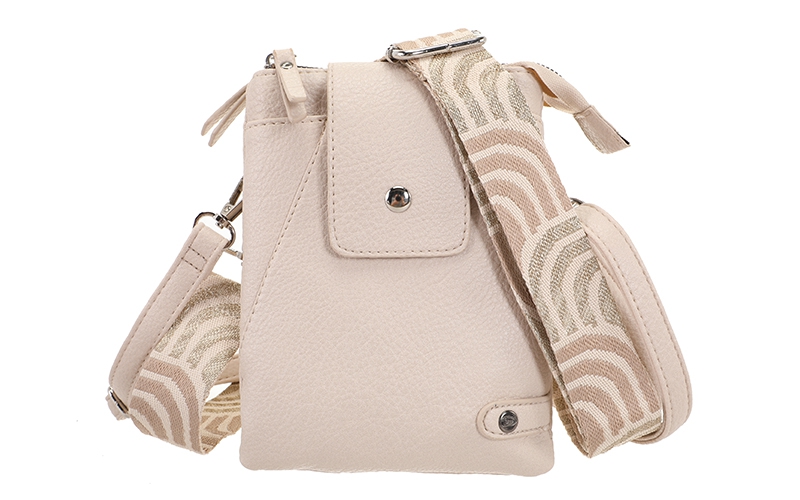 Crossbody en (telefoon)tasje Horton, naturel