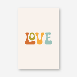 Minikaartje 'LOVE' (K)