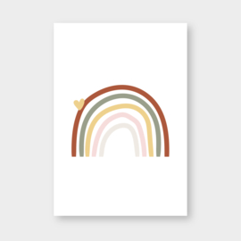 mini kaartje: regenboog (K)