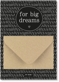 Geldkaart: for big dreams