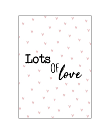 Postcard: lots of love