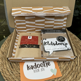 Doosje vol leuks 'kletsdoosje'