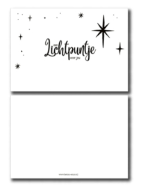 Postcard 'lichtpuntje voor jou'