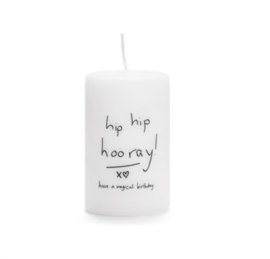 witte kaars: hip hip hooray