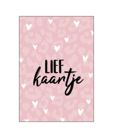 Postcard: lief kaartje