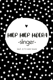 Slinger: hiep hiep hoera