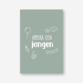 Kado potje: HOERA! een jongen*