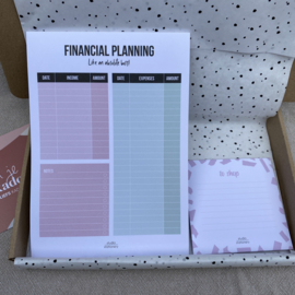 Doosje vol leuks: financial planning