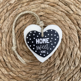 Zeep hart aan een touw 'home sweet home'