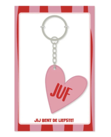 Kadopakketje voor de juf 'hartje voor de juf'