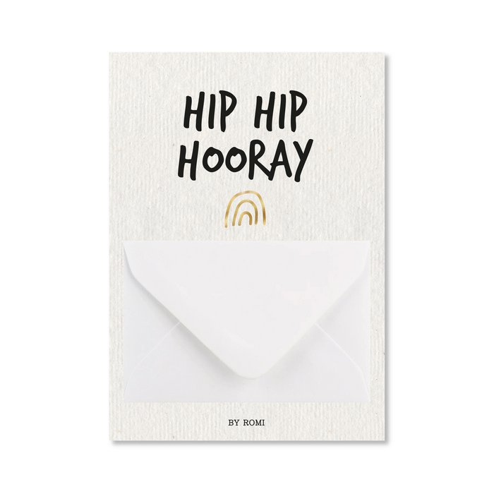 Geldkaart: hip hip hooray