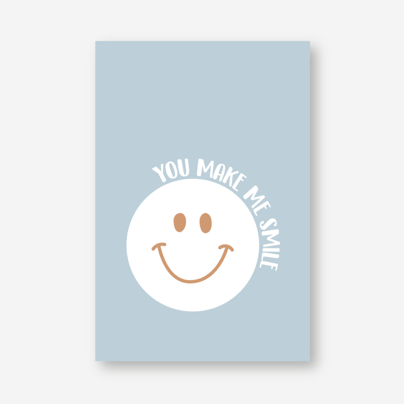 Minikaartje: you make me smile (K)