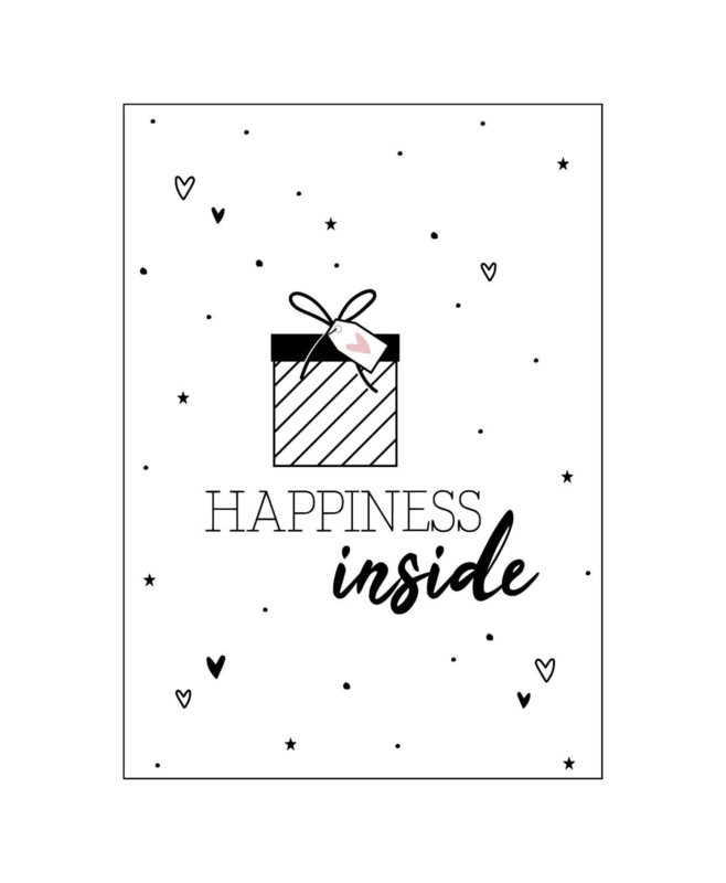 Postcard: happiness inside