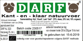 DARF KVV (kip/rund/lam/geit)