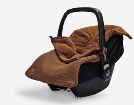 Voetenzak voor Autostoel Kinderwagen - Basic Knit - Caramel