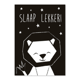 A6 Leeuw Slaap lekker!