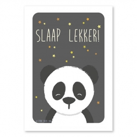 A4 Panda 'slaap lekker'