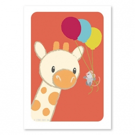 A6 Giraffe balloons