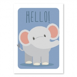 A6 Elephant 'hello'