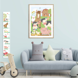 Boerderij poster 50x70cm